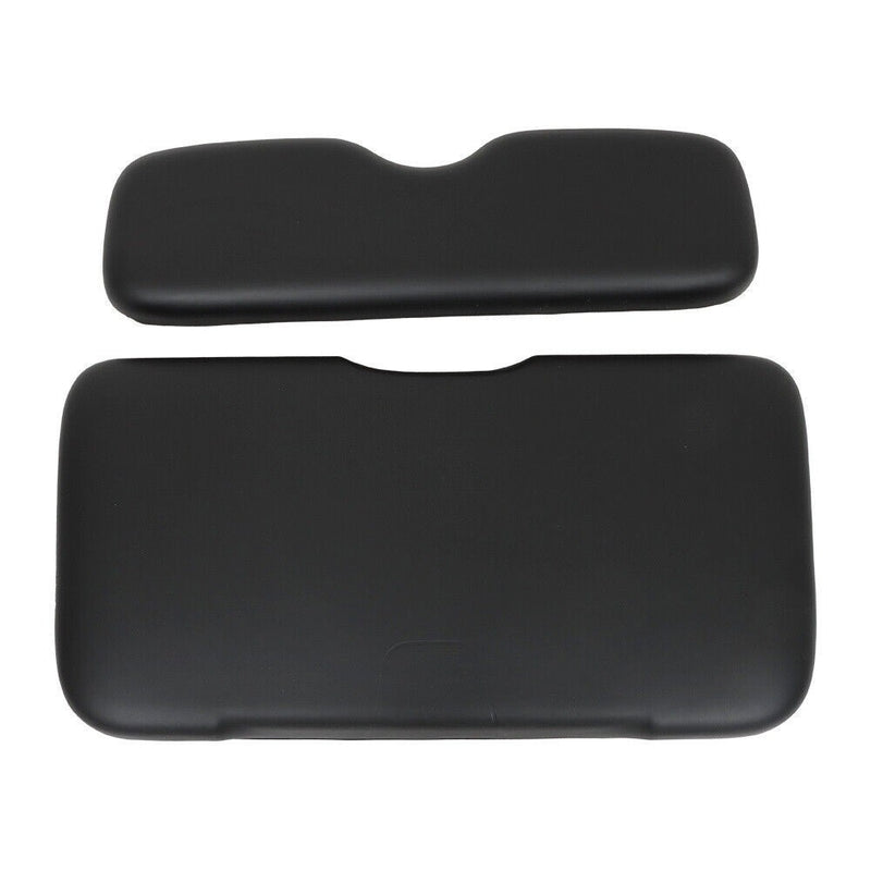 DURAFORCE EZGO RXV 2008+ Black Front Seat Bottom & Back Cushion Set for Golf Cart