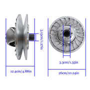 DURAFORCE Can-Am Maverick X3 Secondary Clutch Driven Pulley Turbo RR DS MAX MR 2017-2023