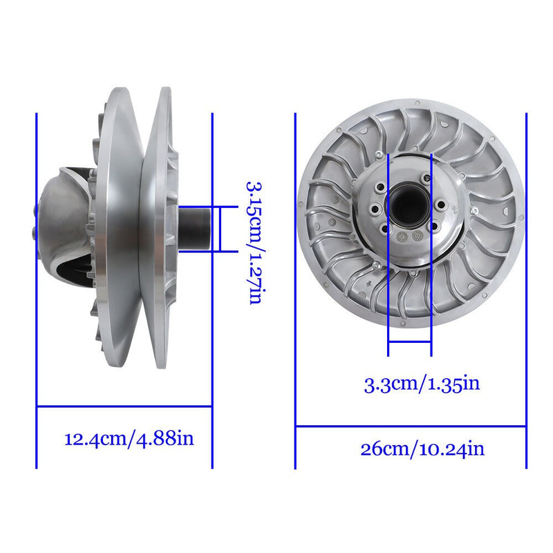 DURAFORCE Can-Am Maverick X3 Secondary Clutch Driven Pulley Turbo RR DS MAX MR 2017-2023