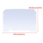 DURAFORCE Polycarbonate Full Windshield for Polaris 2020 RZR Trail S 900/1000