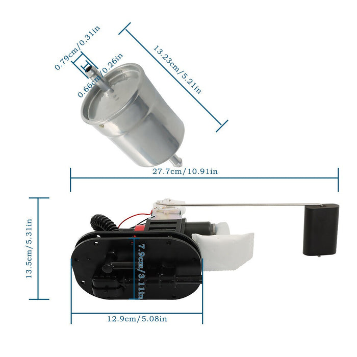 DURAFORCE Can-Am Outlander Fuel Pump & Filter Kit 400-800 2006-2008 Replacement Parts