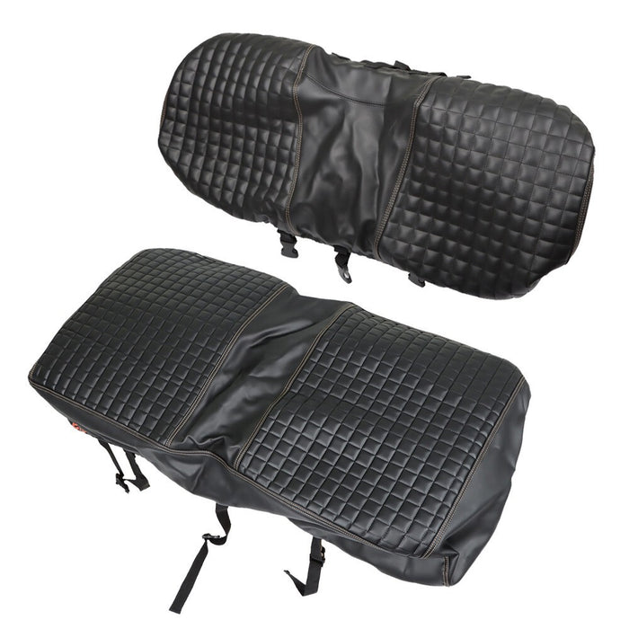 DURAFORCE 2PS Golf Cart ER Diamond Seat Cover Kit for Club Car RXV Cushion Replacement