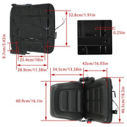 DURAFORCE Adjustable Forklift Tractor Seat with Fold Down Back & Seatbelt Switch Universal