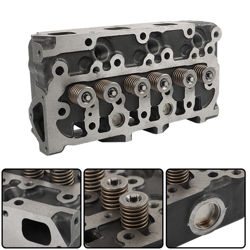 DURAFORCE Kubota D722 Cylinder Head with Valves 17575-03042 16873-03043 16689-03049