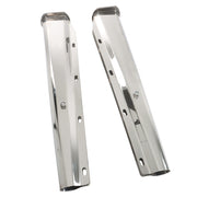 DURAFORCE 30" Stainless Steel Semi Truck Tapered Straight Mud Flap Hanger 1 1/8 Bolt
