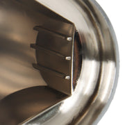 DURAFORCE Set of 20 Chrome 33mm Truck Lug Nut Covers w/ Flange Push-On Caps 2-3/8" High