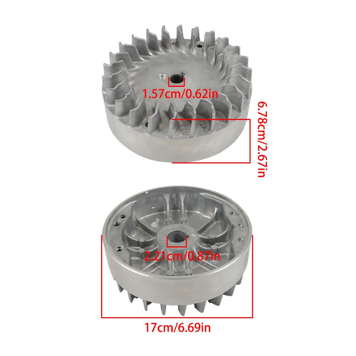 DURAFORCE Flywheel for Predator 196cc 212cc 224cc Non-Hemi Cast Aluminum 10k RPM