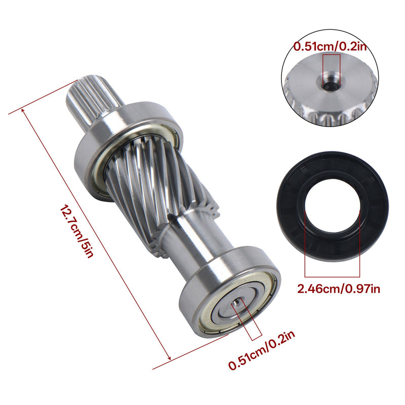 DURAFORCE Golf Cart Input Gear Shaft Kit for EZGO RXV 2008-Up Electric Iron