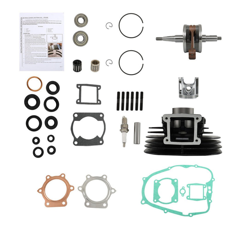 DURAFORCE Yamaha Blaster 200 66mm Piston Cylinder Crank Motor Rebuild Gasket Seal Kit