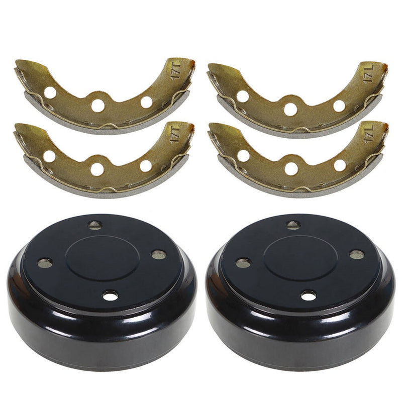 DURAFORCE Brake Drums & Shoes for Club Car DS 1995+ & Precedent 2004+ 101791101 10603