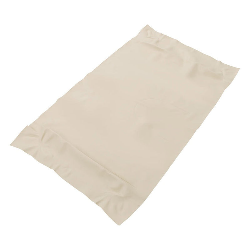 DURAFORCE 2PC White Faux Leather Front Seat Covers for Golf Cart Club Car Precedent