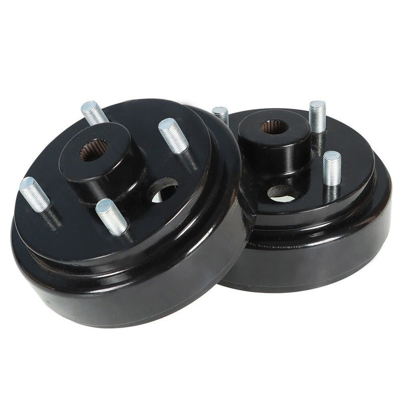 DURAFORCE 2× Rear Wheel Brake Hub Drum for EZGO Golf Cart Electric & Gas 1982-93