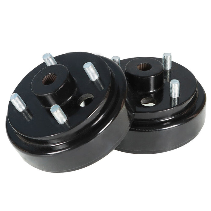 DURAFORCE 2× Rear Wheel Brake Hub Drum for EZGO Golf Cart Electric & Gas 1982-93