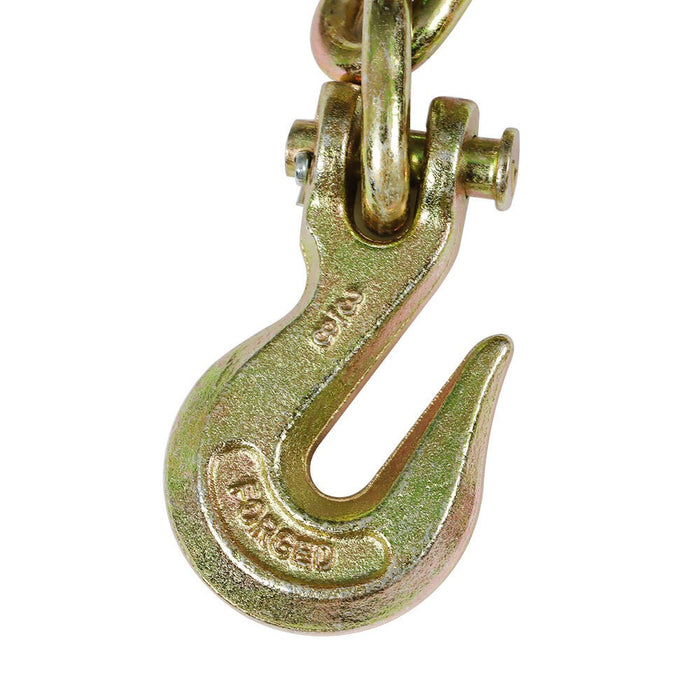 DURAFORCE 2PCS Grade 70 3/8" Tow Chain Hooks Tie Down Binder Truck Heavy Duty G70