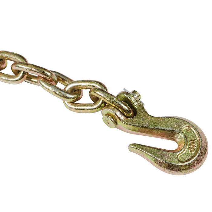 DURAFORCE 2PCS Grade 70 3/8" Tow Chain Hooks Tie Down Binder Truck Heavy Duty G70