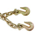 DURAFORCE 2PCS Grade 70 3/8" Tow Chain Hooks Tie Down Binder Truck Heavy Duty G70