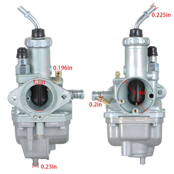DURAFORCE Carburetor for Yamaha YTM200 YTM225 Tri Moto 1983-1985 Replacement Part