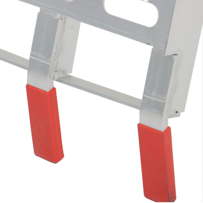 DURAFORCE Aluminum Folding Motorcycle Loading Ramp for Lawn Mower Truck Trailer - 1pc