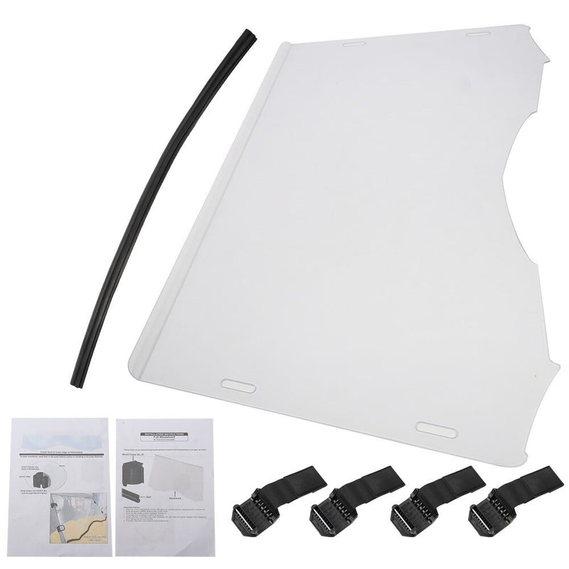 DURAFORCE Clear Windshield for Can-Am Commander 800/1000 2011-2020 Full Replacement