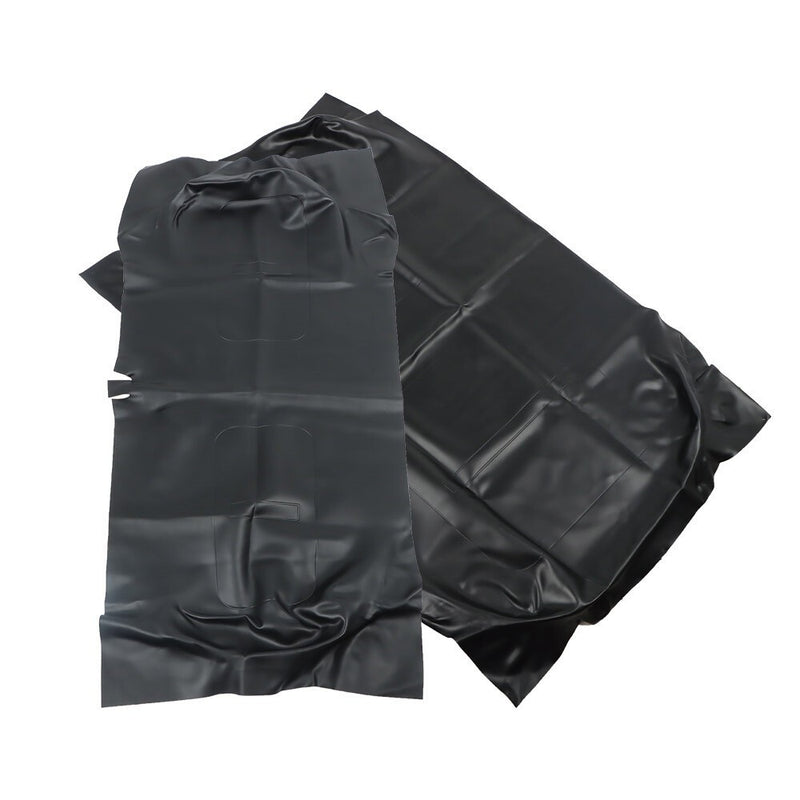 DURAFORCE Black Front Seat Covers for EZGO TXT Golf Cart 1995-2013 Complete Set