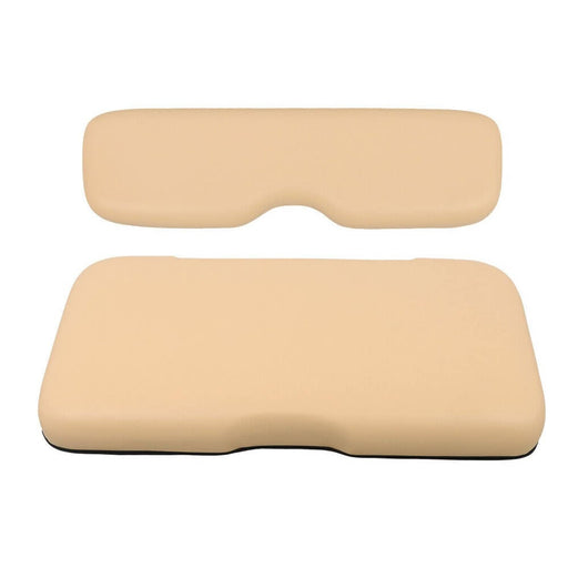 DURAFORCE Golf Cart Front Seat Cushion for EZGO RXV 2008+ Beige Bottom & Back