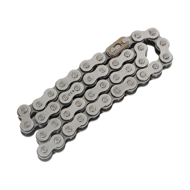 DURAFORCE 196cc Mini Bike Front & Rear Chain #420 for Coleman CT200U, CT200U-EX, BT200X