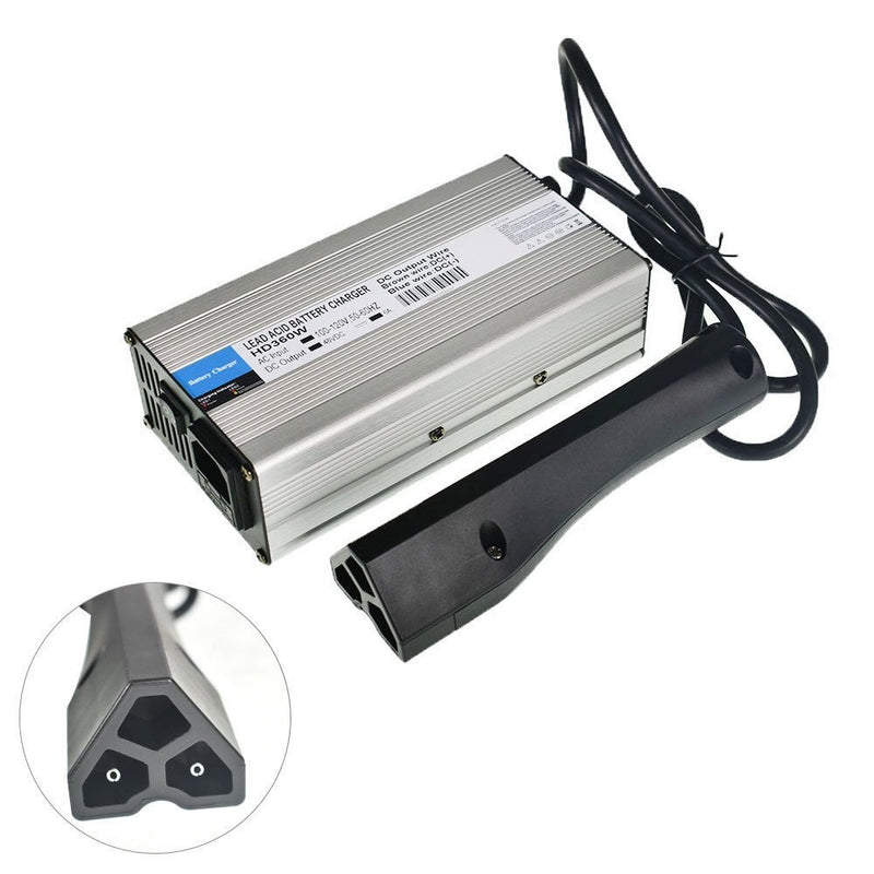 DURAFORCE 48V 6A Golf Cart Battery Charger for Yamaha EzGo RXV Club Car Star