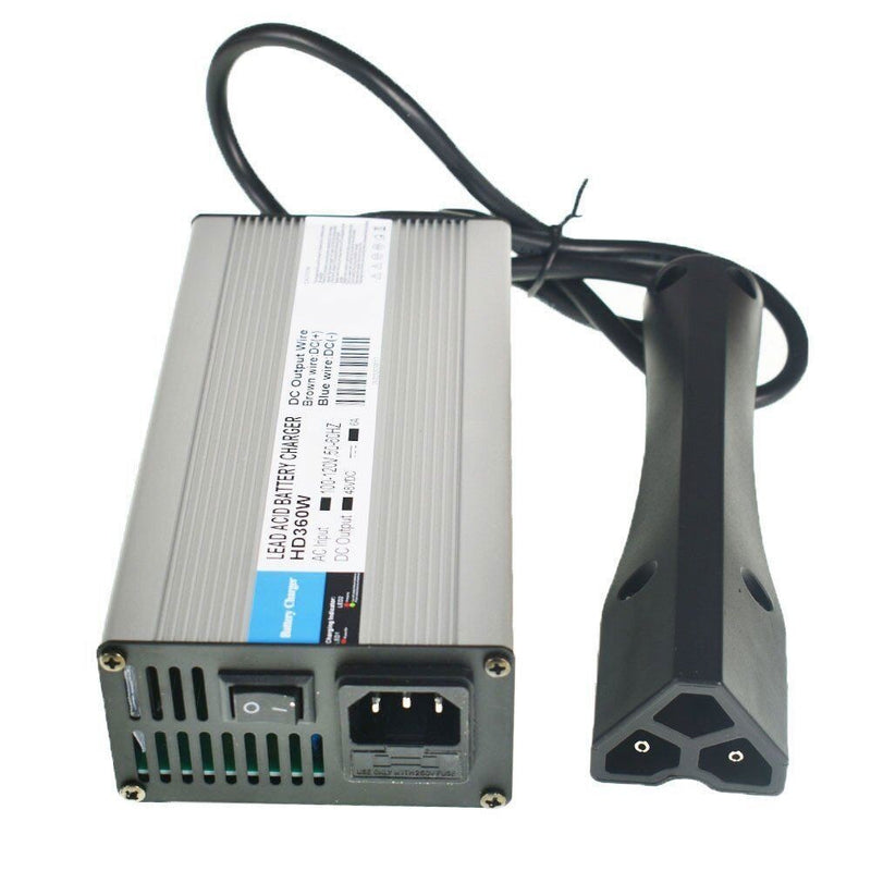 DURAFORCE 48V 6A Golf Cart Battery Charger for Yamaha EzGo RXV Club Car Star