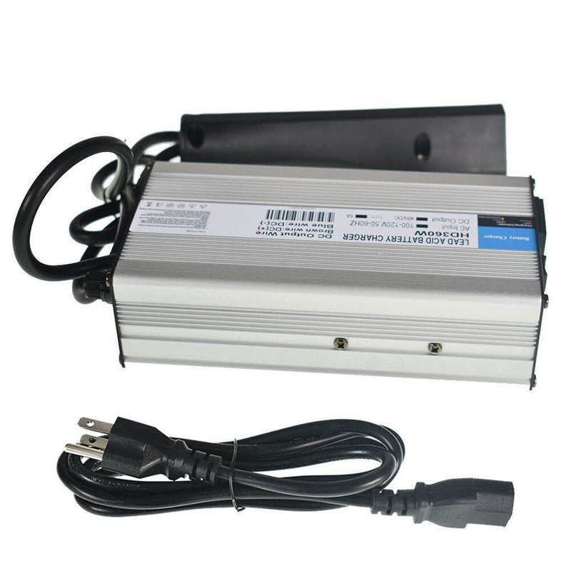 DURAFORCE 48V 6A Golf Cart Battery Charger for Yamaha EzGo RXV Club Car Star
