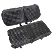 DURAFORCE Black Golf Cart Diamond Seat Cover Kit for Club Car Precedent 2PCS
