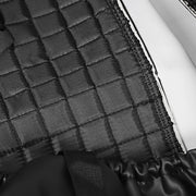 DURAFORCE Black Golf Cart Diamond Seat Cover Kit for Club Car Precedent 2PCS