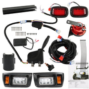 DURAFORCE Golf Cart LED Headlight & Tail Light Kit for Club Car DS 12V Street Legal 1993+