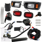 DURAFORCE Golf Cart LED Headlight & Tail Light Kit for Club Car DS 12V Street Legal 1993+