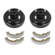 DURAFORCE Ezgo Rear Brake Hub Drum & Shoe Kit for 1996+ TXT Electric Golf Carts