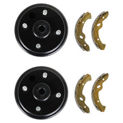 DURAFORCE Ezgo Rear Brake Hub Drum & Shoe Kit for 1996+ TXT Electric Golf Carts