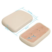 DURAFORCE White 2PCS Golf Cart Seat Back Cushions for Club Car DS 1979-2000.5