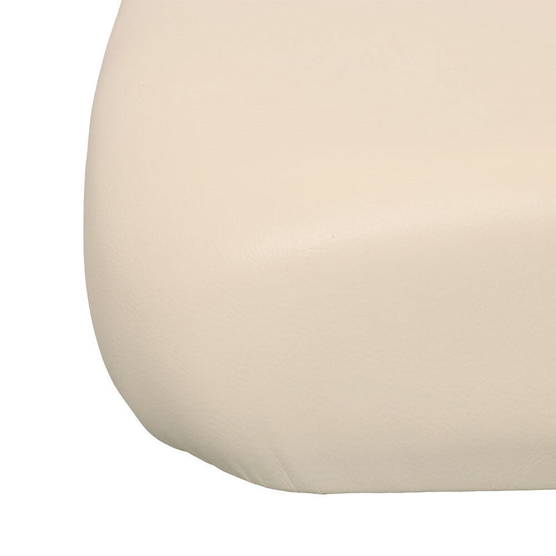 DURAFORCE White 2PCS Golf Cart Seat Back Cushions for Club Car DS 1979-2000.5