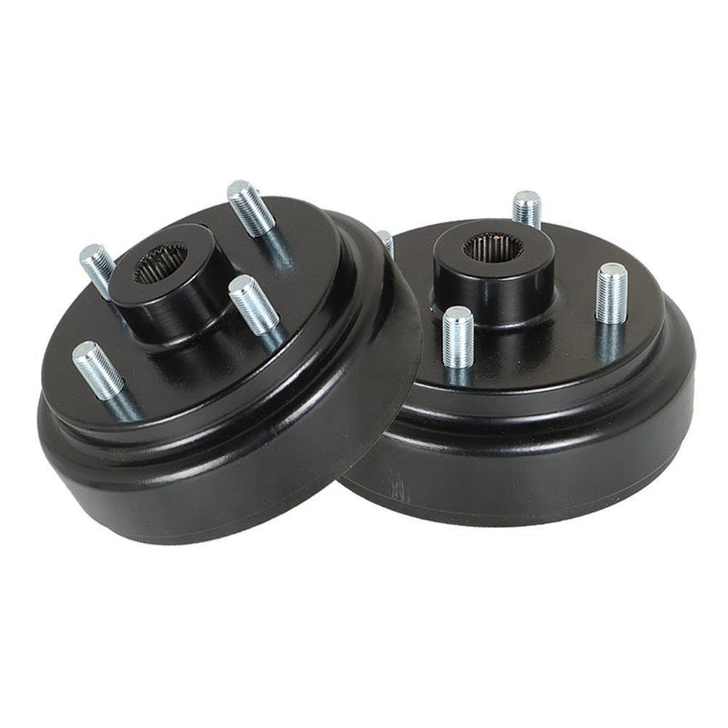 DURAFORCE 2pcs EZGO 1991+ Rear Wheel Brake Hub Drum 30 Teeth Gas 4-Cycle RXV Golf Cart