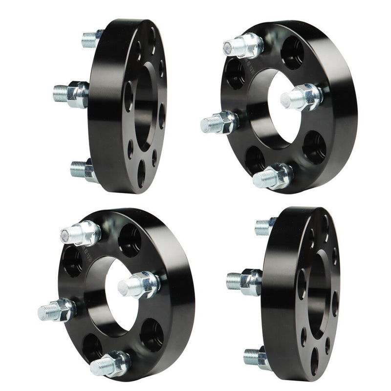 DURAFORCE ATV Wheel Spacers 1 Inch 4x4 Black 4pcs Fit EZGO Club Car Golf Cart
