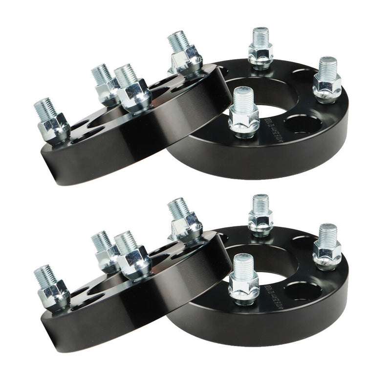 DURAFORCE ATV Wheel Spacers 1 Inch 4x4 Black 4pcs Fit EZGO Club Car Golf Cart