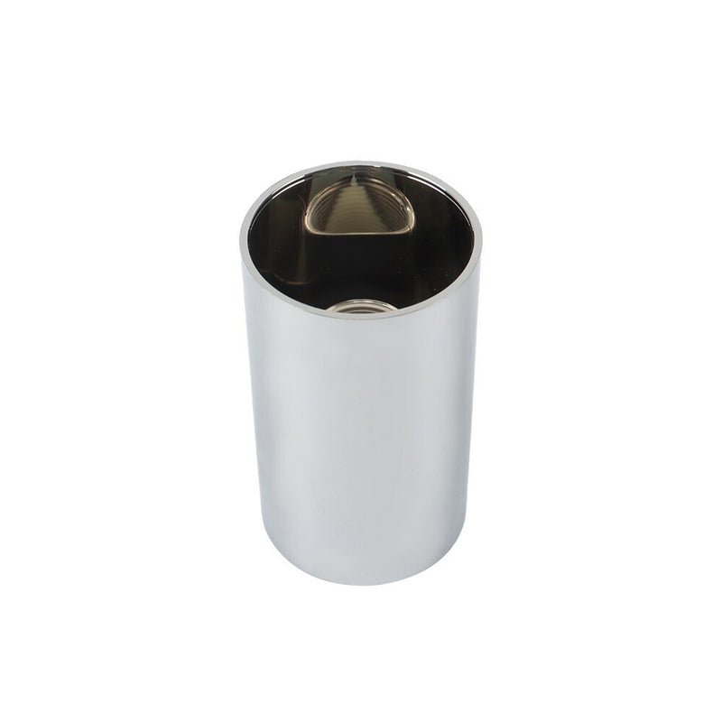 DURAFORCE 2 Pair 33mm Chrome Rear Wheel Axle Covers Hub Caps Lug Nuts Semi Truck