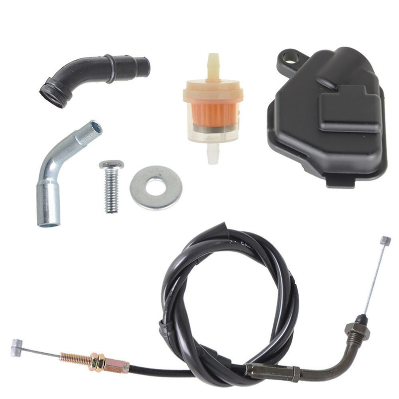DURAFORCE Carburetor & Throttle Cable for Honda Foreman 400 450 FourTrax 300 350 Rancher