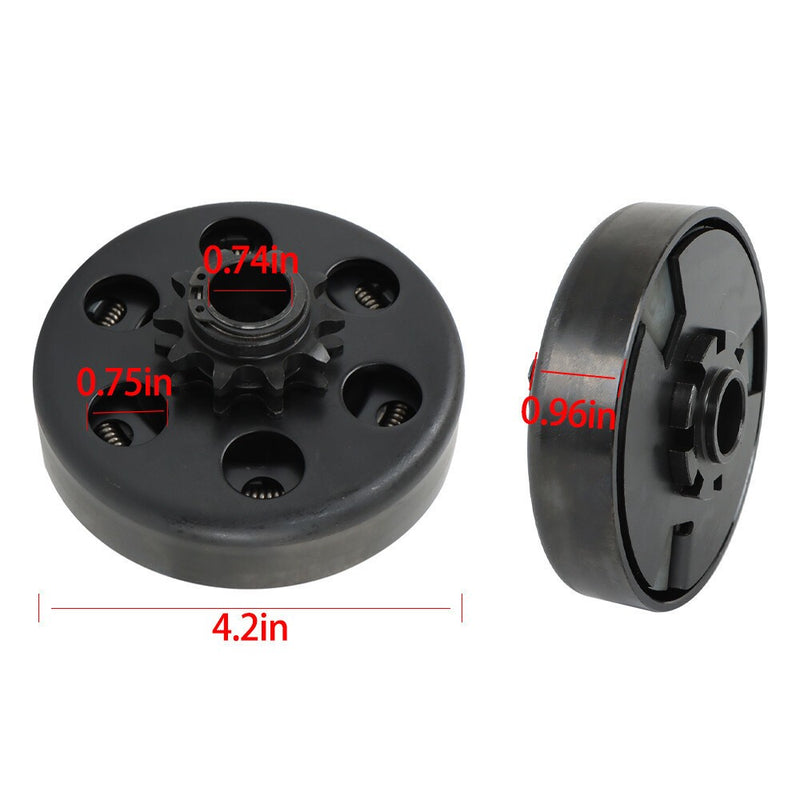 DURAFORCE Centrifugal Go Kart Clutch 3/4" Bore 10T for 40 41 420 Chain 6.5HP Engine