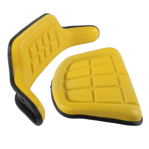 DURAFORCE 2-Piece Yellow Seat Cushion for John Deere 310 310A 310B 401 Backhoe Loader