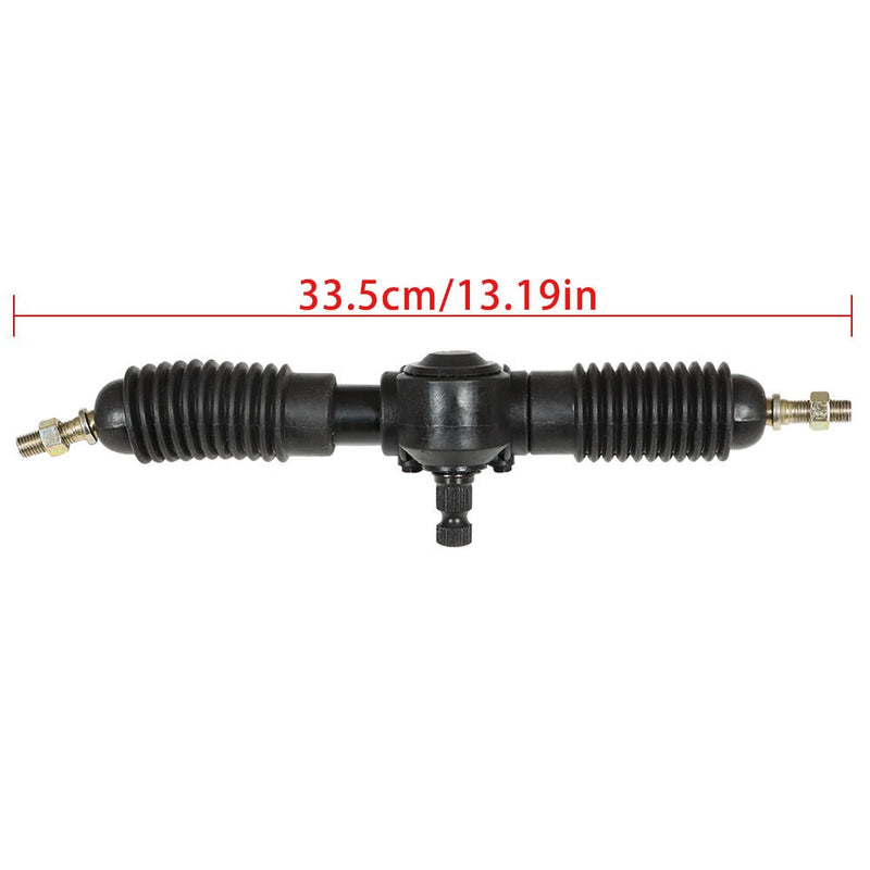 DURAFORCE 110cc Go Kart Steering Wheel Assembly Steel Gear Rack Pinion Set