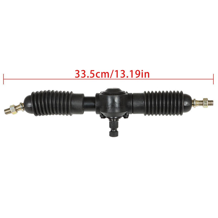 DURAFORCE 110cc Go Kart Steering Wheel Assembly Steel Gear Rack Pinion Set