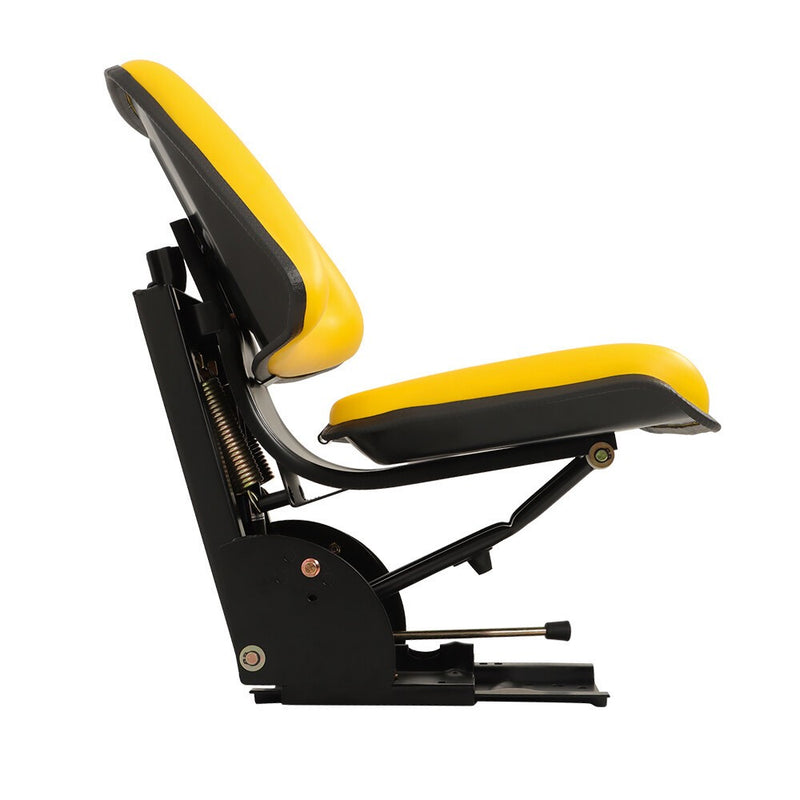 DURAFORCE Yellow Tractor Suspension Seat for John Deere 1020 1530 2020 2030 5200 5400