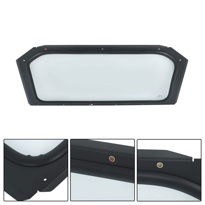 DURAFORCE Full Glass Windshield with Sun Visor UV Protect for 17-24 Can-Am Maverick X3