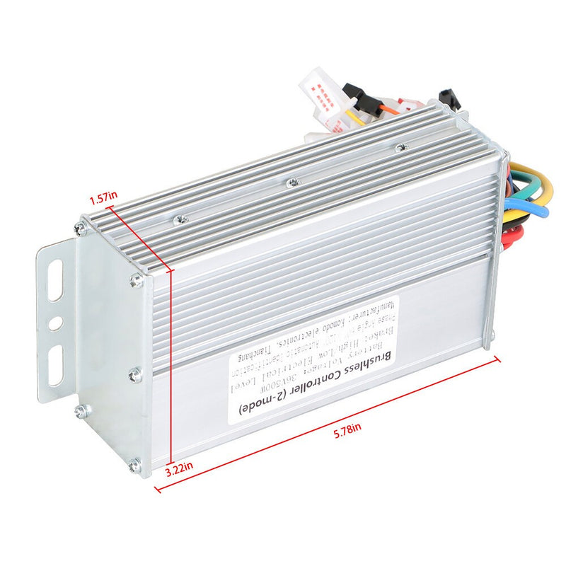DURAFORCE 36V Brushless Motor Controller for E-Bike, Aluminium Alloy Durable Design
