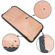 DURAFORCE Black Golf Cart Front Seat Cushion & Backrest for EZGO Medalist TXT 1994-2013